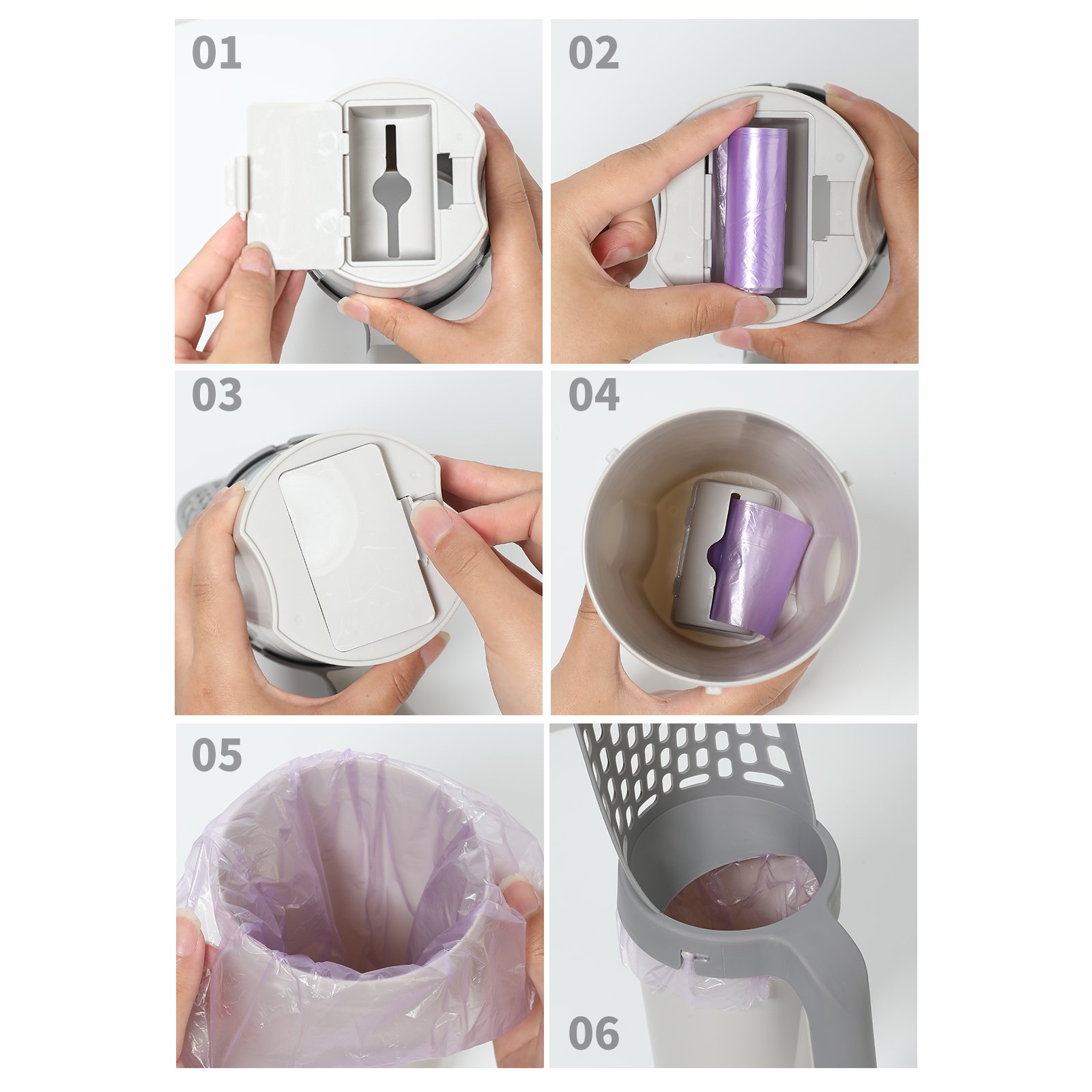 Pala 2 en 1 para Arena de Gato con Depósito y Dispensador de Bolsas - Imagen 5